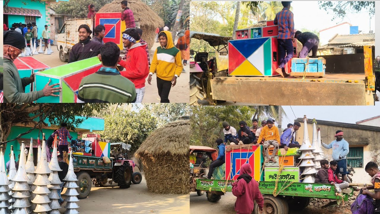 আজ মোজাম সাউন্ড ও সুপার সাউন্ড ফাস্ট ফিল্ড ভাড়া যাচ্ছে কোথায় কি যাচ্ছে দেখো