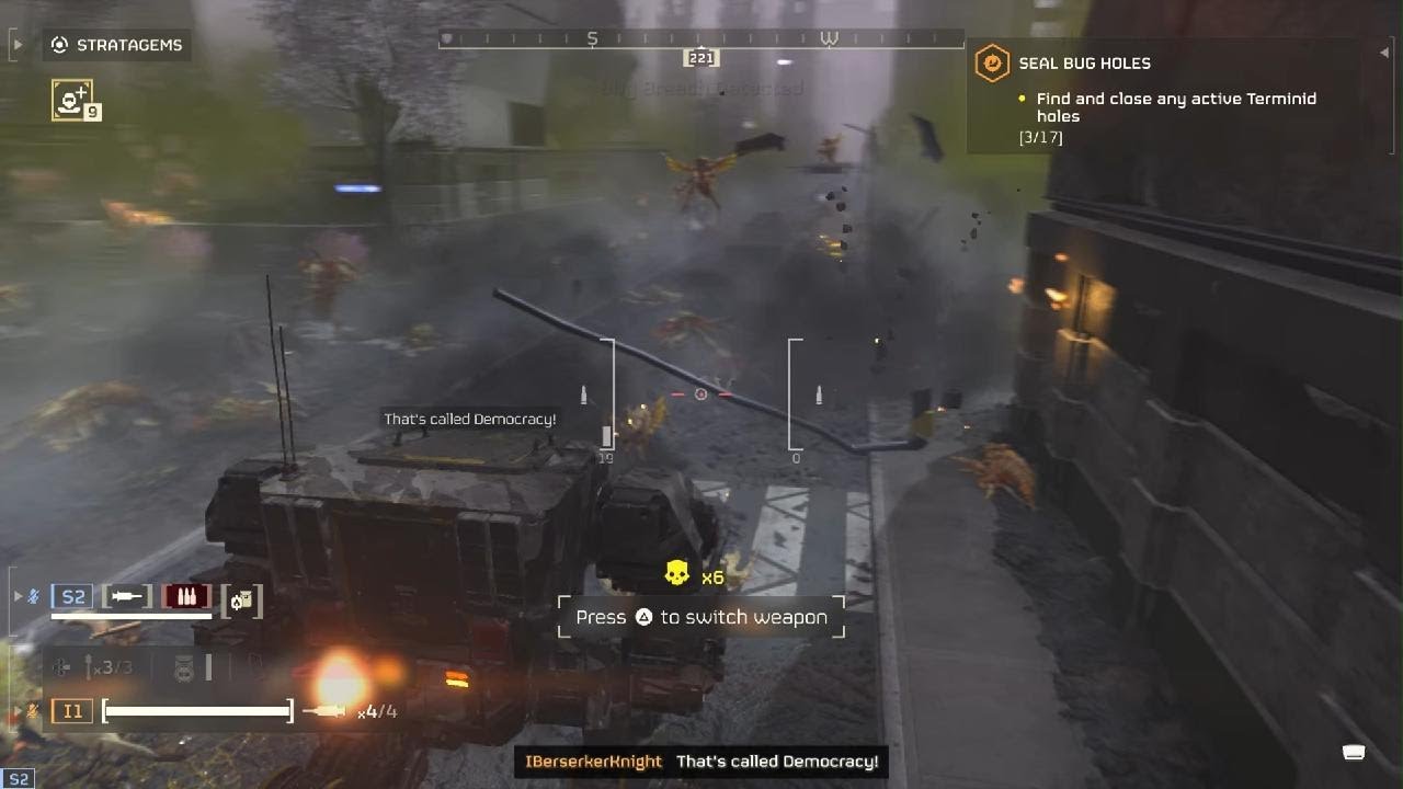 HELLDIVERS 2 Don't work together ? Play solo bro