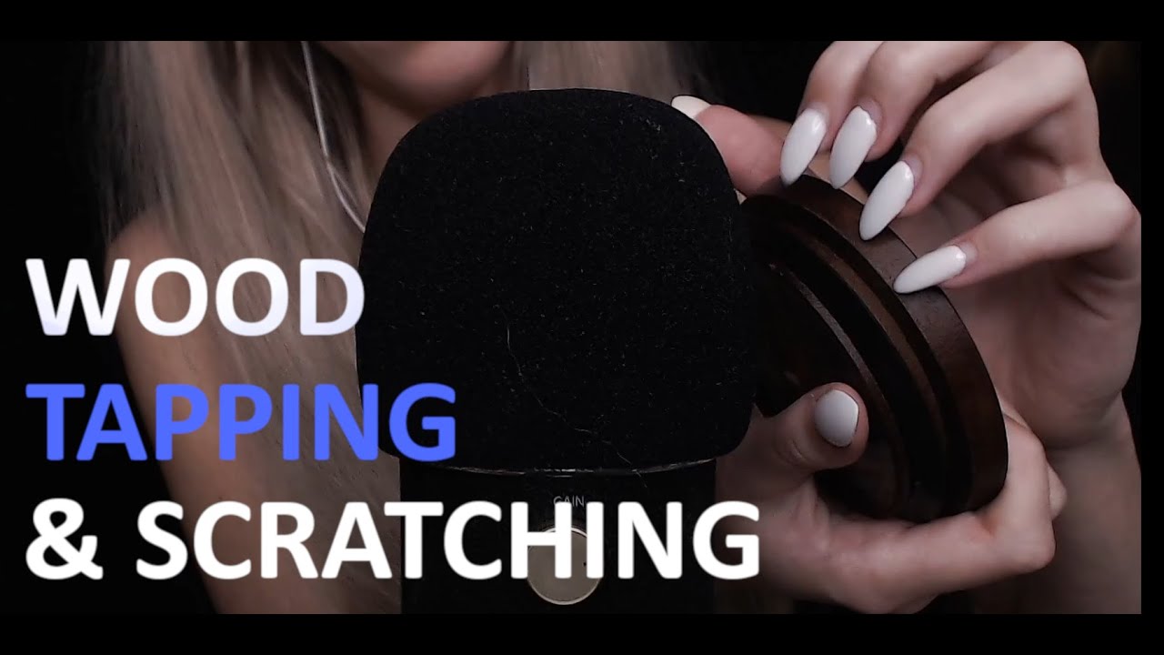 ASMR | Wood tapping | Sleep, Study, Meditation, Tingles | Blue Yeti