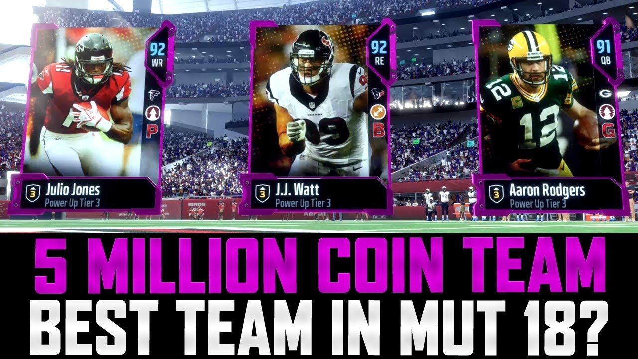 5 MILLION COIN TEAM! | THE BEST TEAM IN MUT 18! | SEASONS GAMEPLAY!