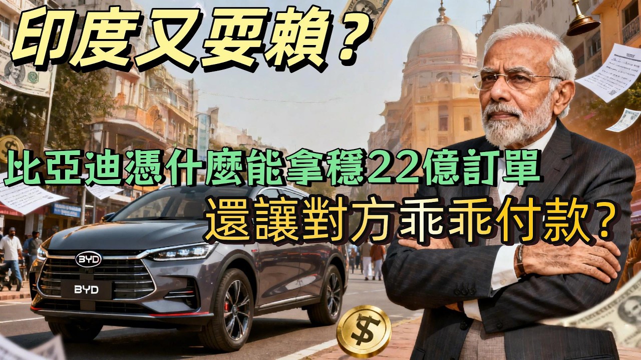 太解氣！比亞迪硬剛印度老賴，22億訂單一分不少，遠程鎖車逼其低頭