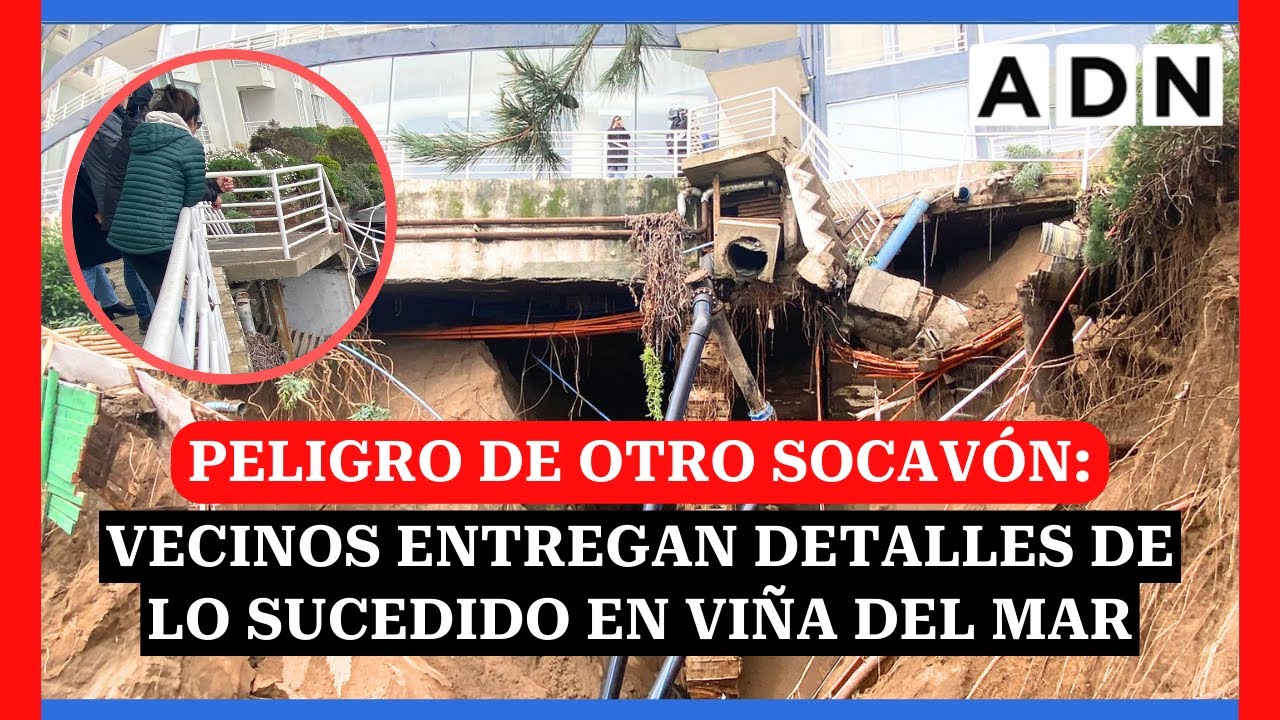 Peligro por otro SOCAVÓN: Vecinos del edificio Euromarina II detallan lo sucedido en Viña del Mar