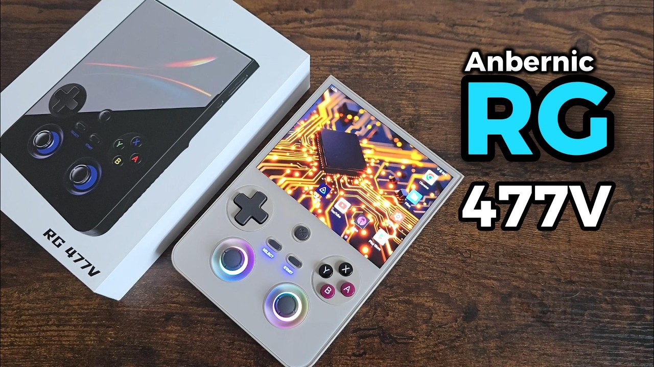 Anbernic RG477V | The Most Powerful Vertical Handheld Yet?!