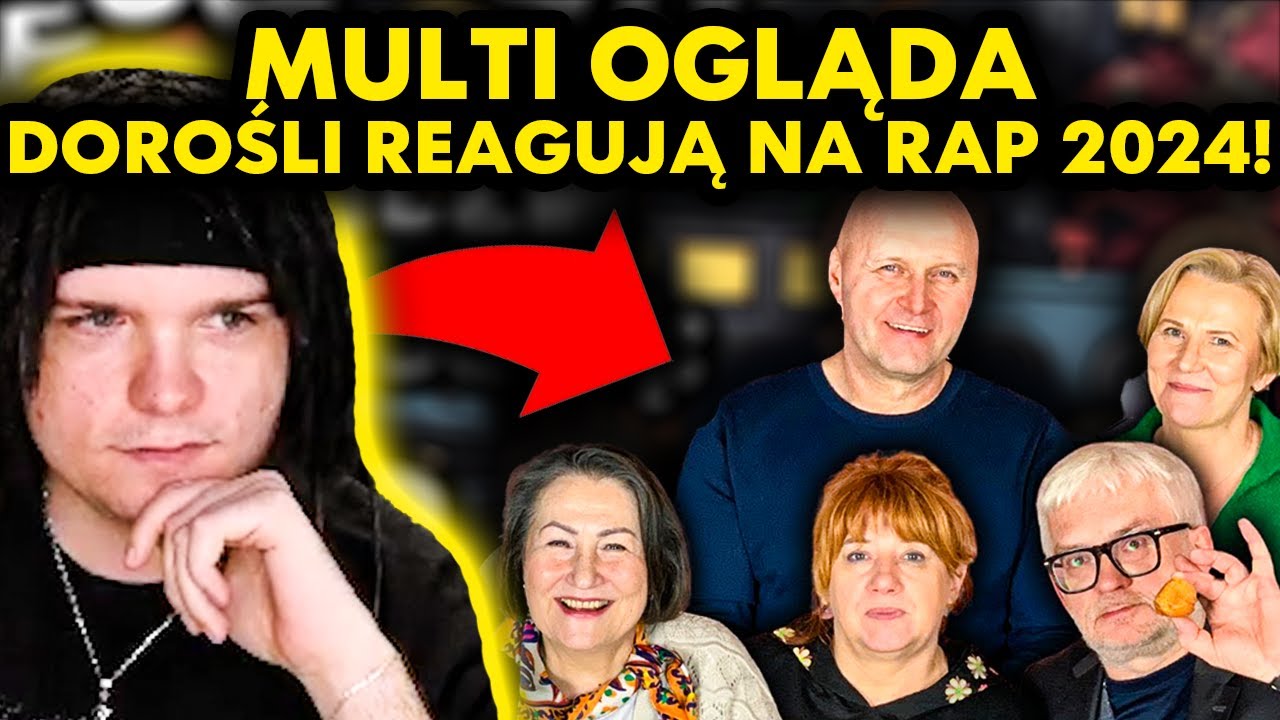 MULTI ogląda DOROŚLI REAGUJĄ NA RAP 2024!