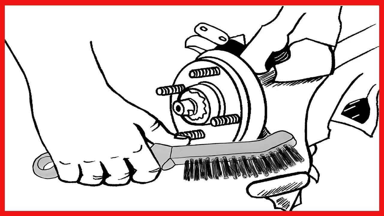 Heavy Duty Brake Caliper Cleaning Brush – Perfect for Rust, Dust, and Debris Removal