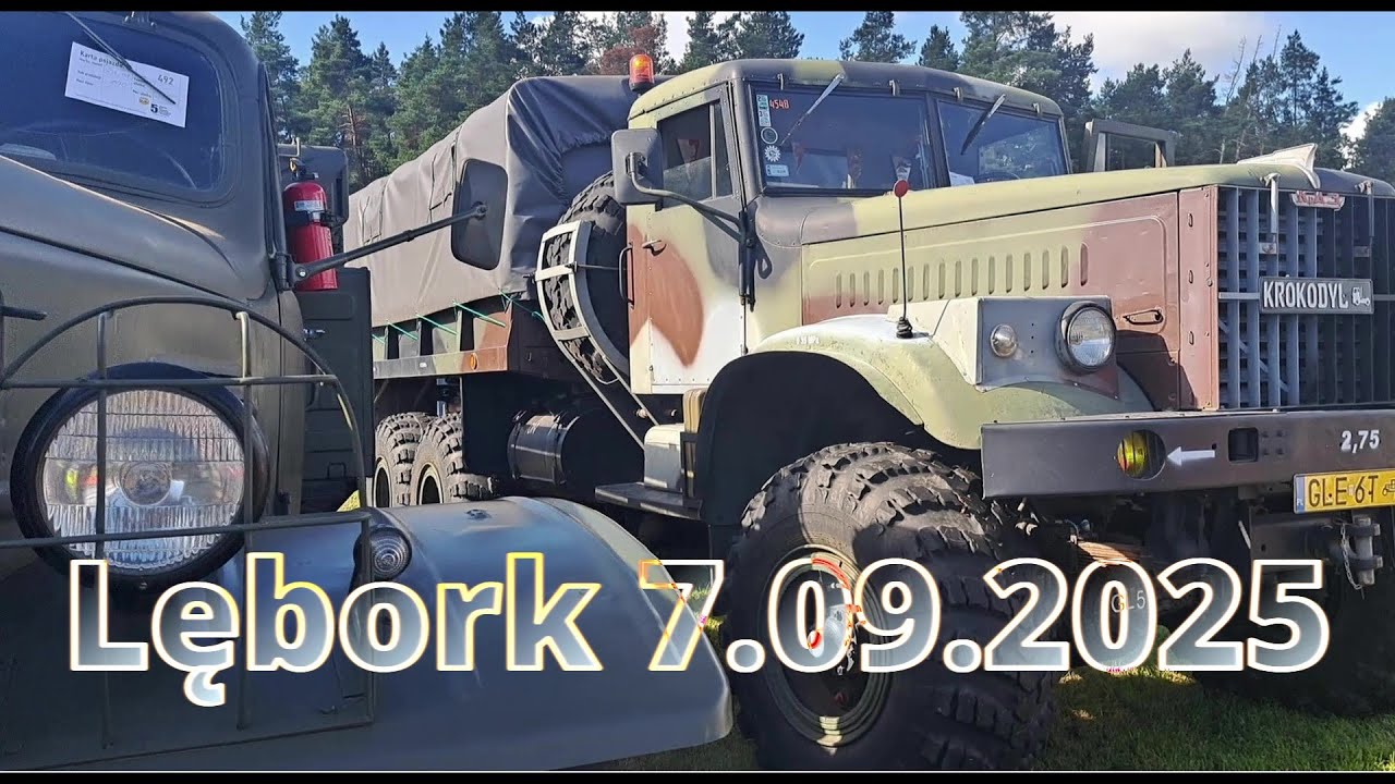 Klasyki. Lębork 2025. Dachowanie na życzenie. Zlot pojazdów zabytkowych. Klasyki są wieczne!