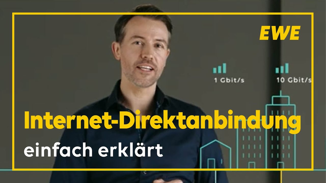 Internet-Direktanbindung | Exklusives Highspeed-Internet von EWE
