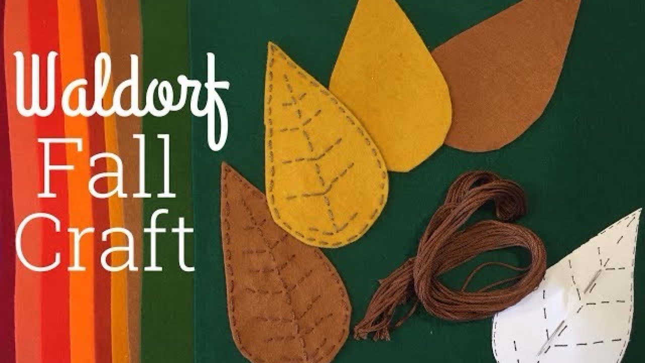 Waldorf Autumn Craft | Stitching and Embroidery | Leaf