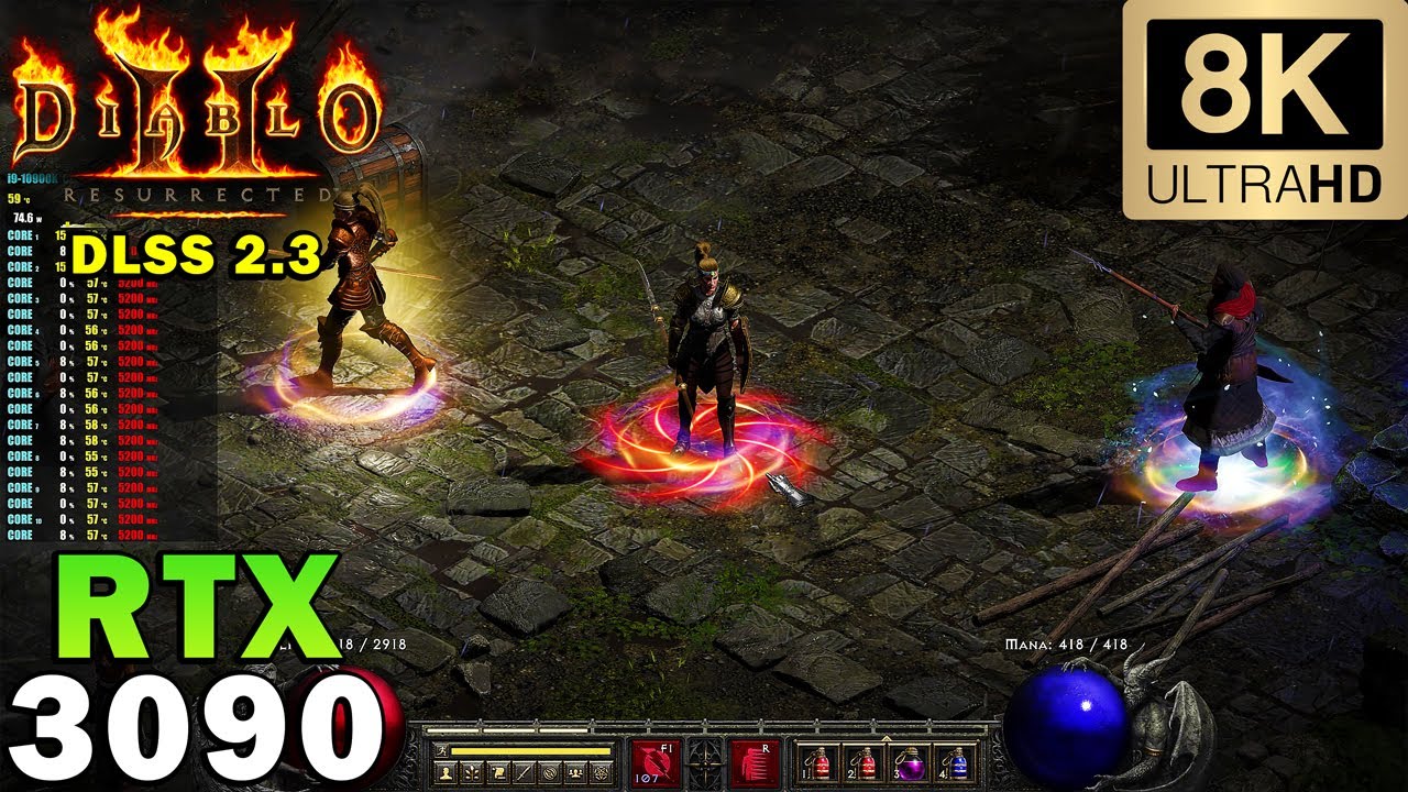 ►Diablo 2 Resurrected in 8K | RTX 3090 | Ultra Graphics | DLSS