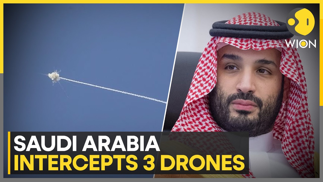 West Asia War: Saudi Arabia Intercepts Three Drones, Gulf Tensions Explode | WION News