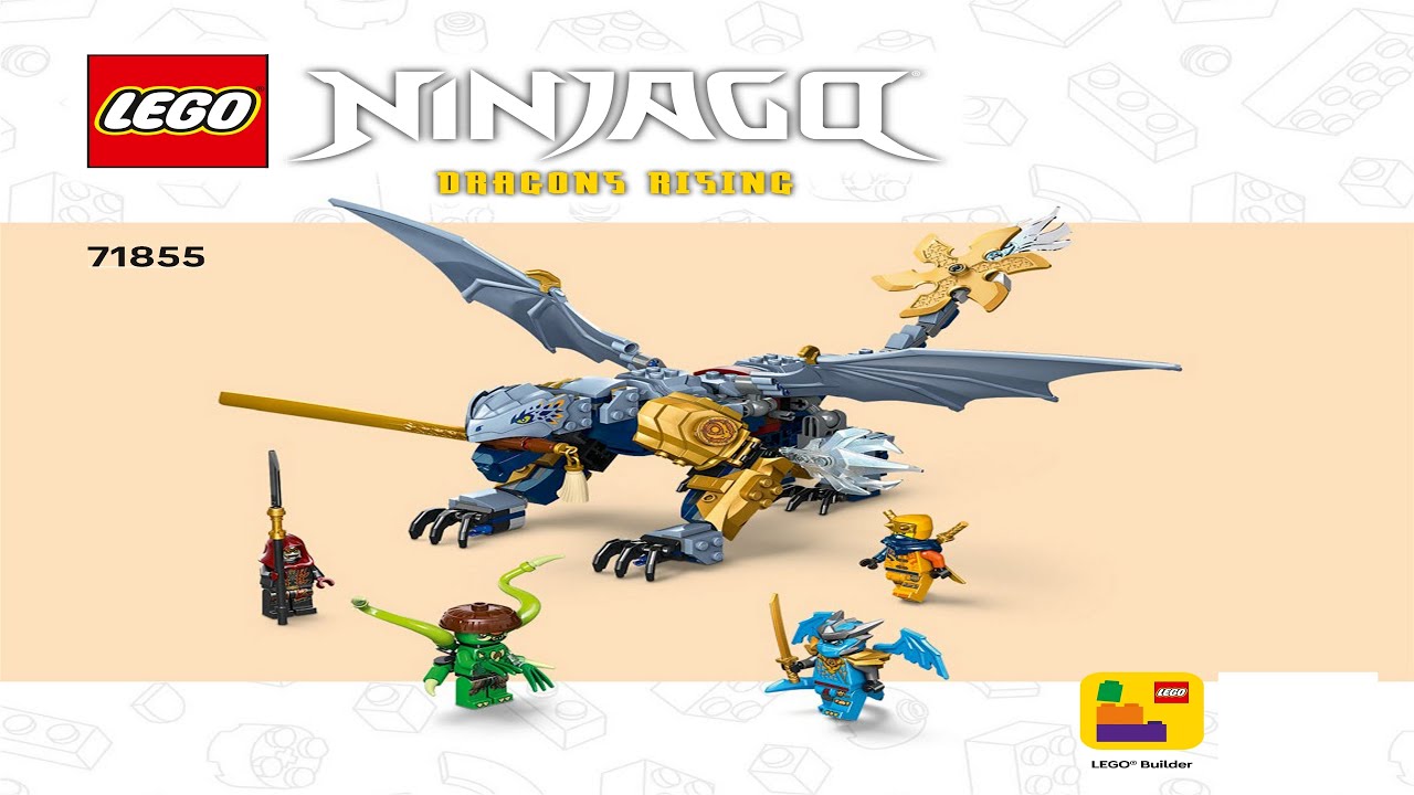🍀 Инструкции LEGO 🍀 Ниндзяго 🍀 71855 🍀 Битва Ниндзя Дракона Рию 🍀