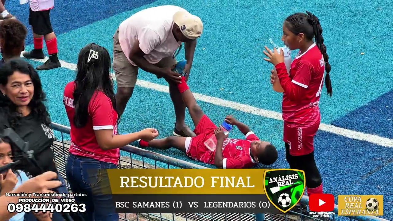 Resumen Final Categoría 2014. (1) Acad. BSC Samanes 🆚️ Legendarios (0). #CopaRealEsperanza.