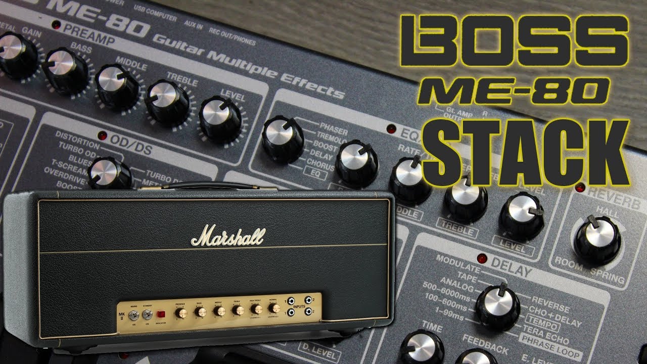 BOSS ME-80: STACK PREAMP (Marshall 1959) - Luigi Piovesan