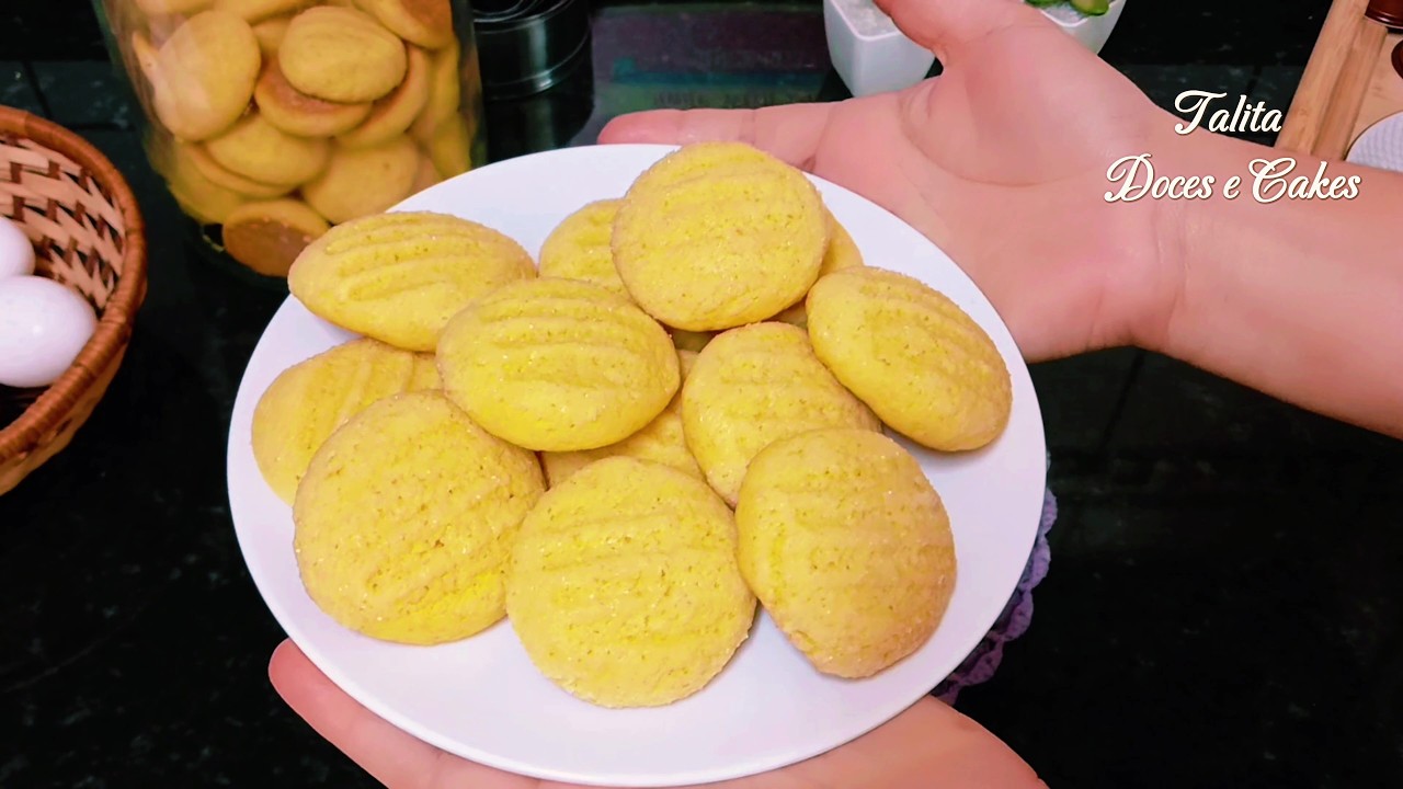 Bolachinha de Fubá que Derrete na Boca – Receita Fácil, Econômica e Perfeita para Vender