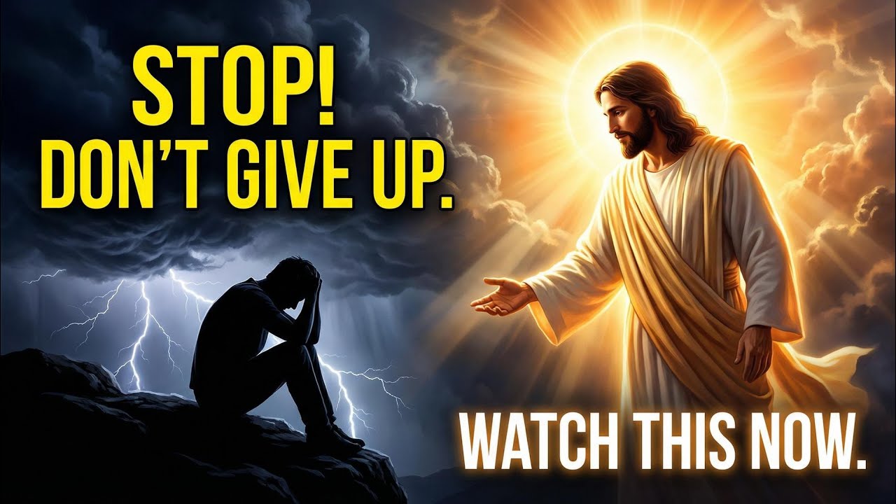 Before You Give Up… Listen to This Message from Jesus