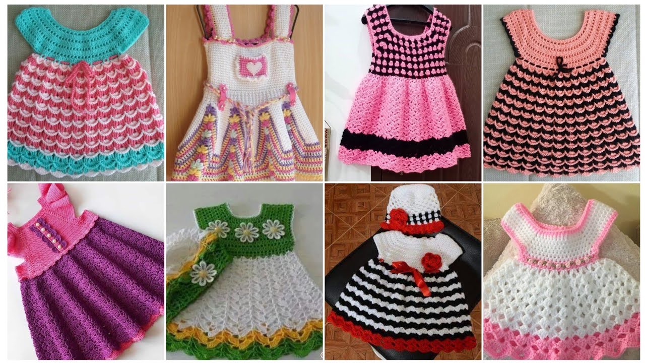 Most beautiful & stylish crochet kids frocks designs ideas # 2026