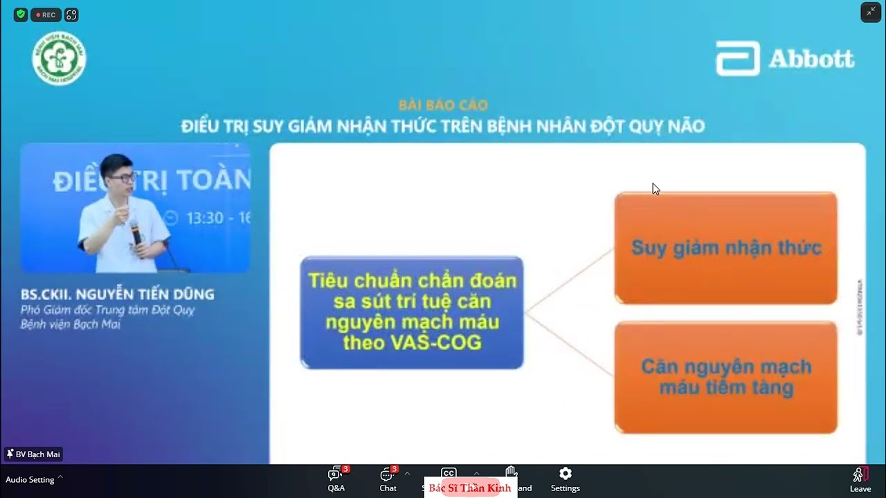 Điều trị toàn diện bệnh nhân đột quỵ - thuốc bảo vệ tế bào não