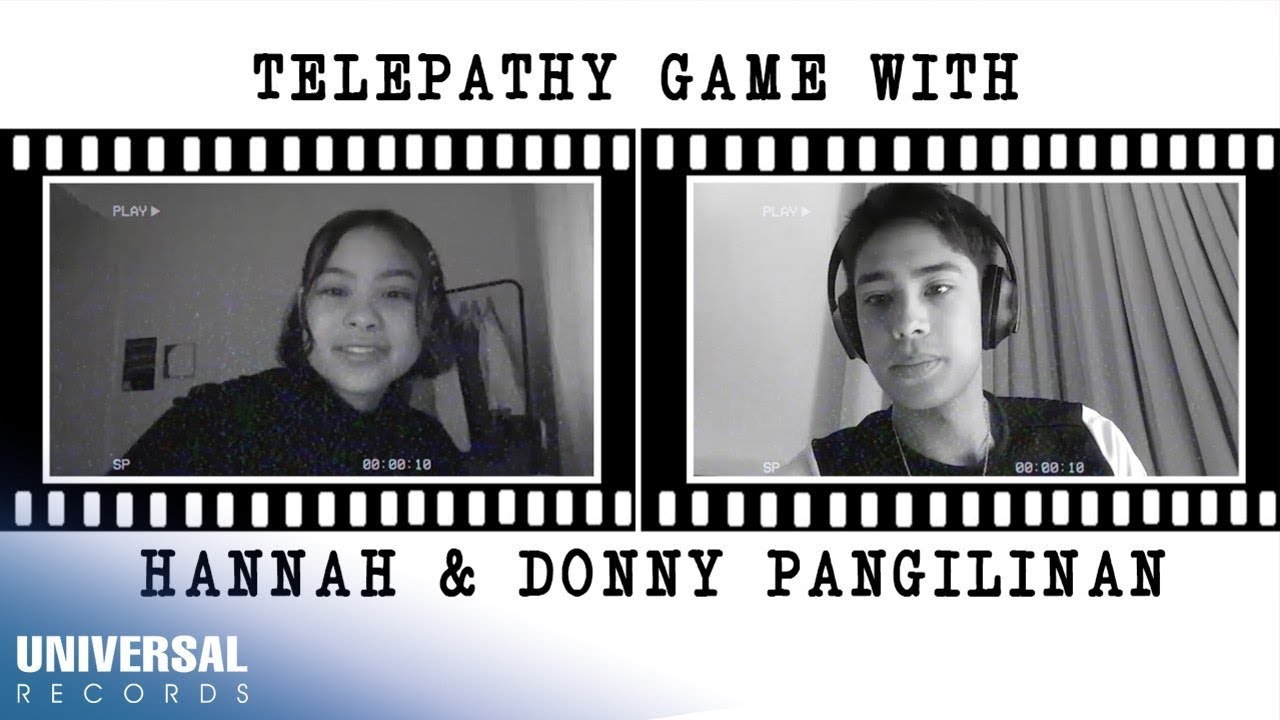 Donny Pangilinan, Hannah Pangilinan - Telepathy Game