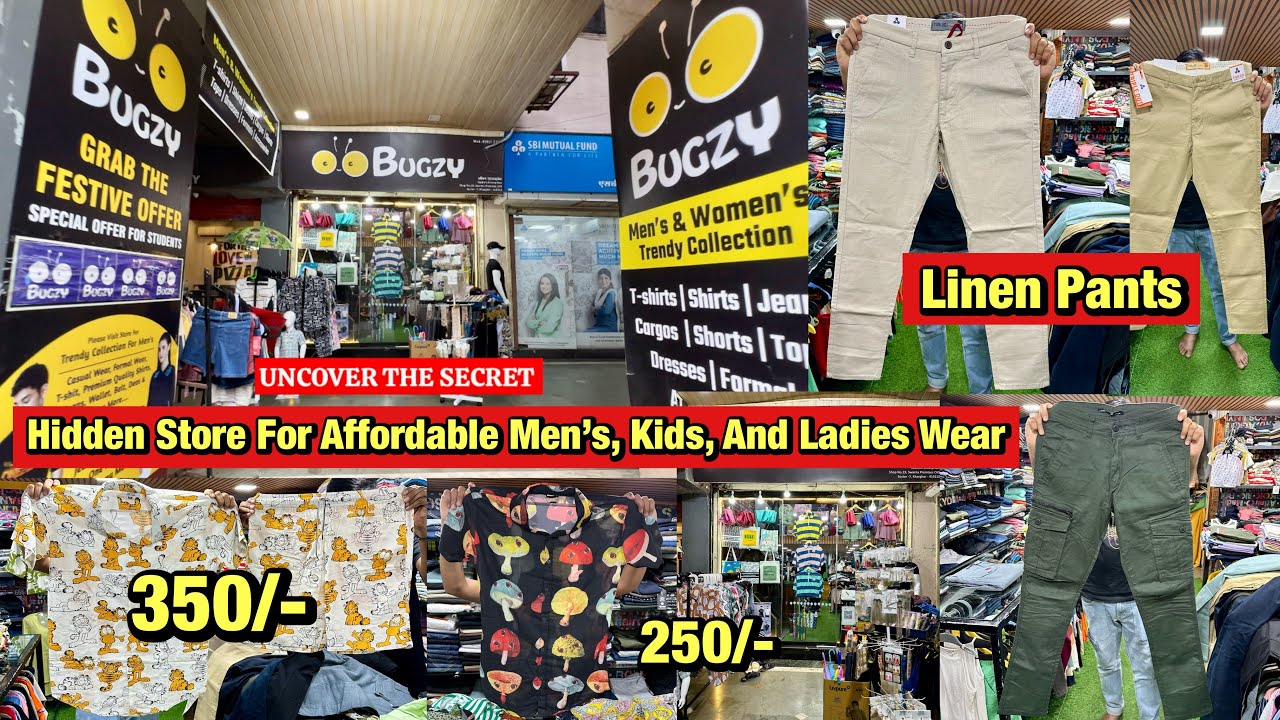 BUGZY || Discover Hidden Clothing Store For Men&rsquo;s, Kids, & Ladies Wear || Co-ords | Linen & Cargos