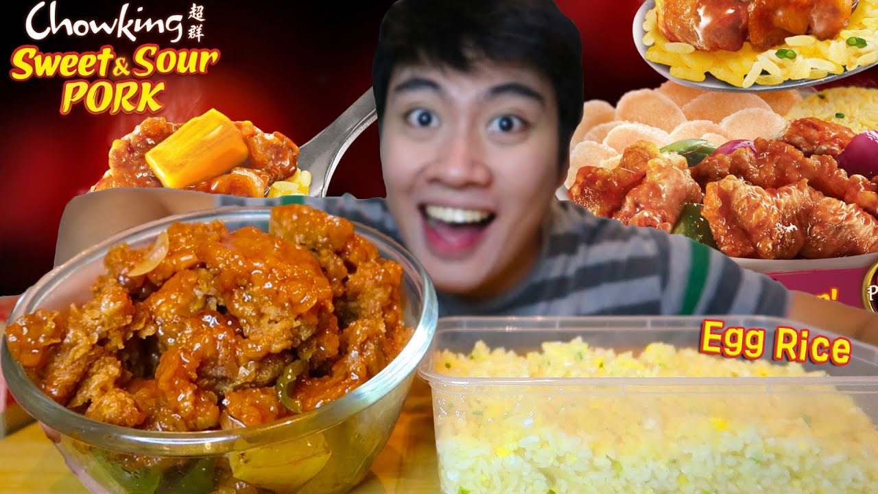 SABAYAN NYO AKO KUMAIN NG CHOWKING SWEET & SOUR PORK!!