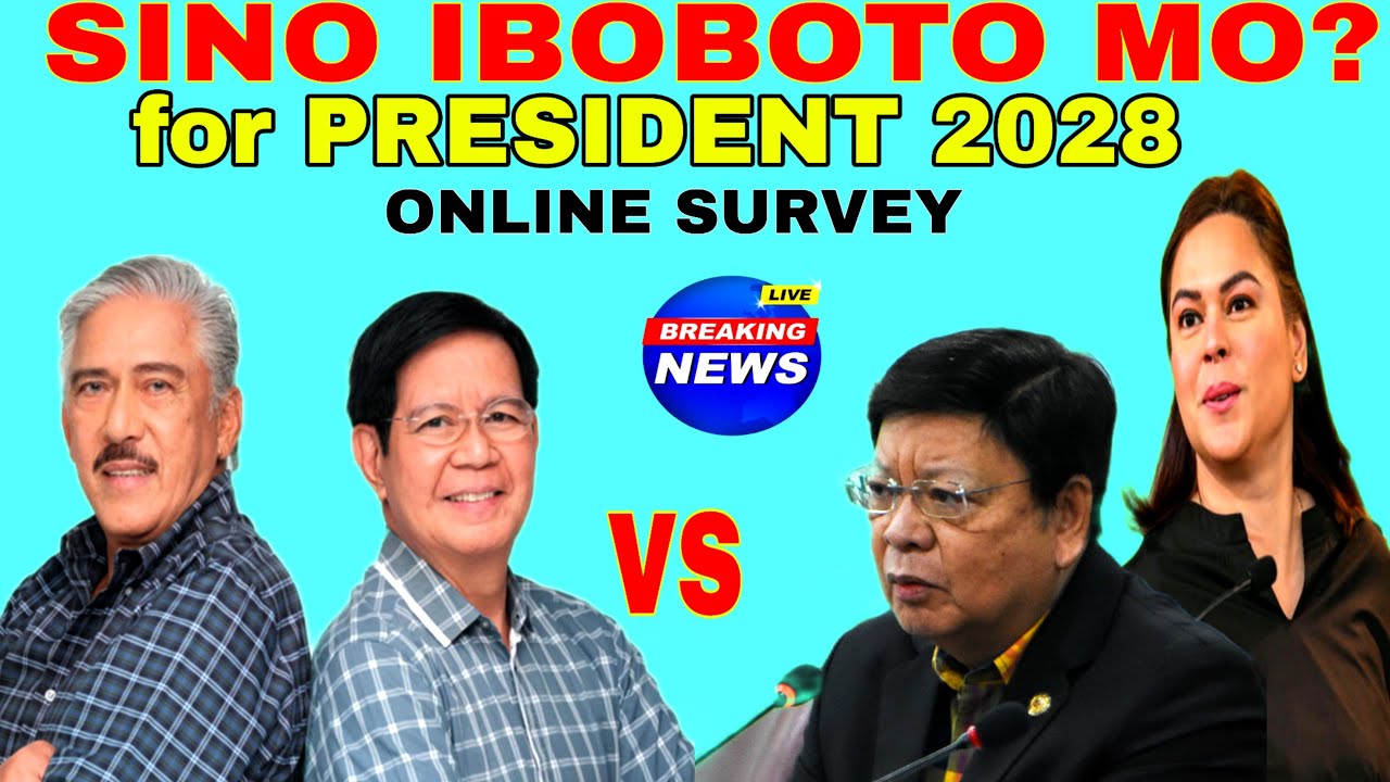 ONLINE SURVEY: SINO IBOBOTO MO FOR PRESIDENT LACSON SOTTO OR SARA MARCOLETA? VOTE NA..