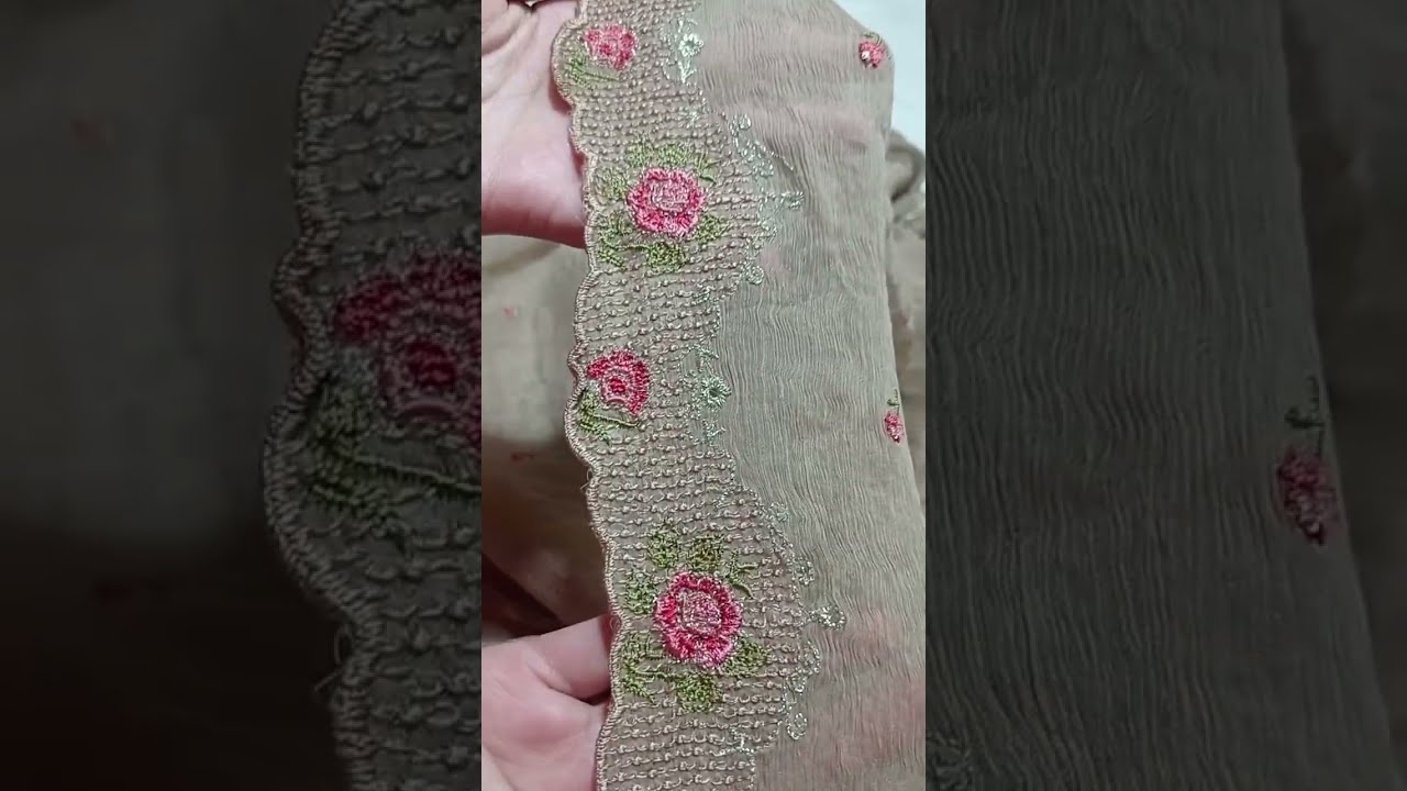 Kayseria pour embroidered doptton ki new collection sapphire bareeze 3pc embroidered lawn cut piece