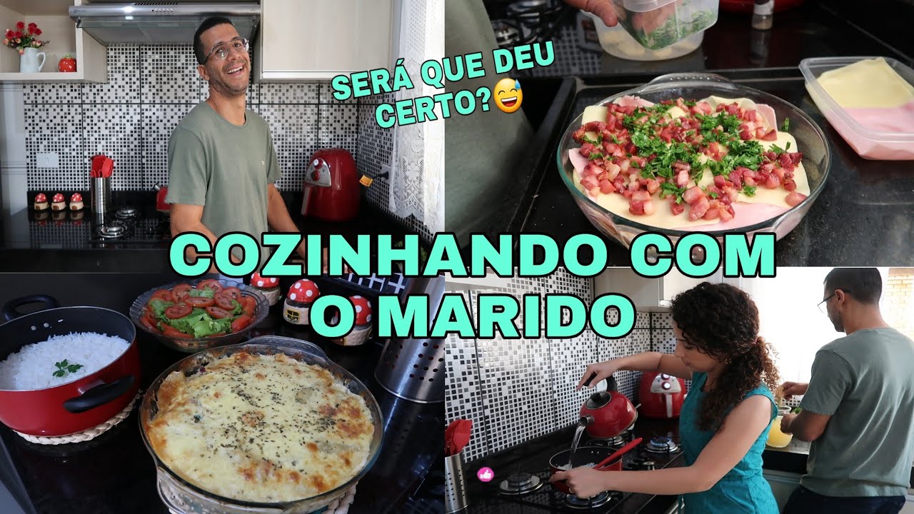 LASANHA DE BATATA DO MARIDO, COZINHAMOS JUNTOS, SERÁ QUE DEU CERTO?!