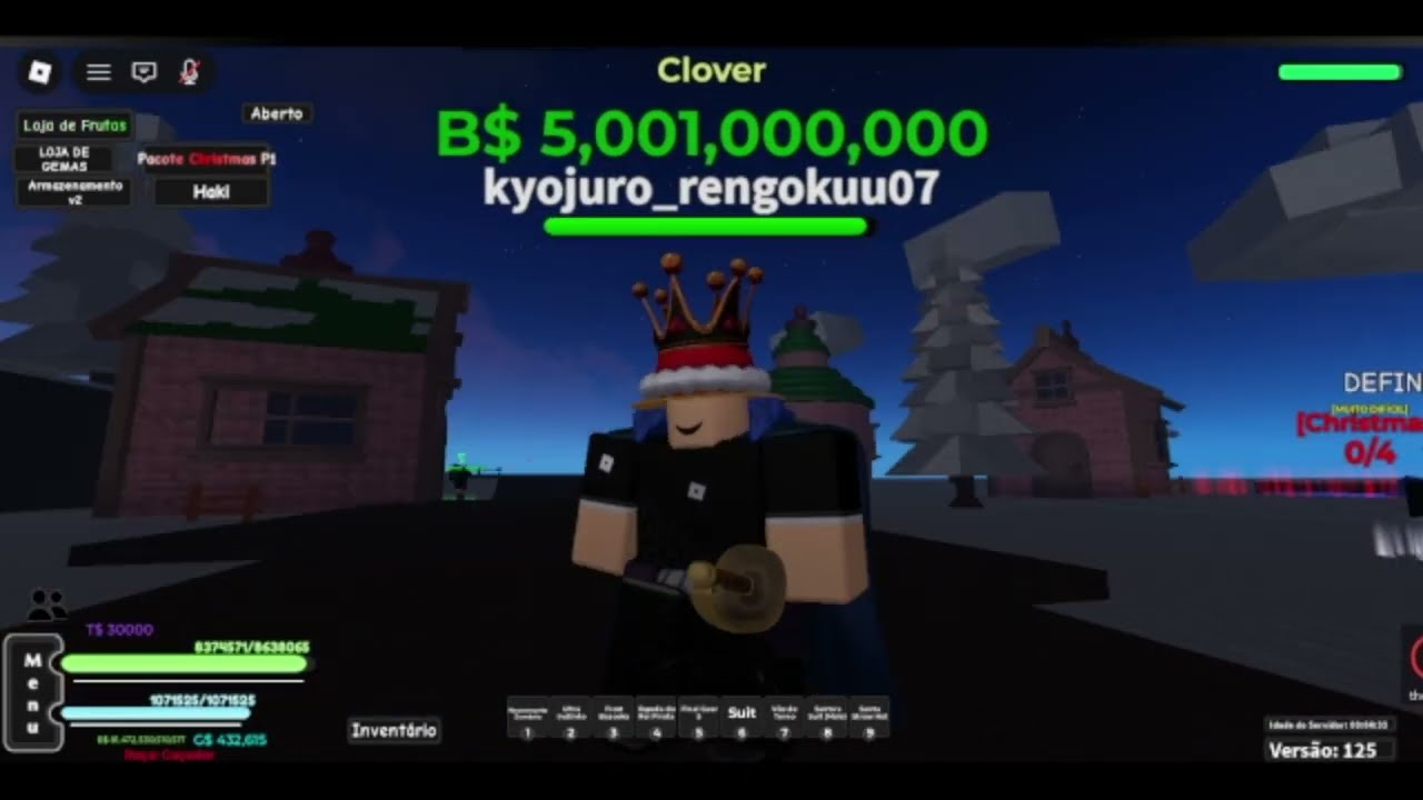 MELHOR BUILD PARA USUÁRIOS DE FRUTA NO AOPG(ATÉ O UPD DE NATAL PART.1)
