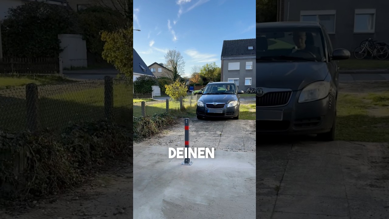 Nachbar Sperrt mein Parkplatz mit Pfosten🤬⛔️