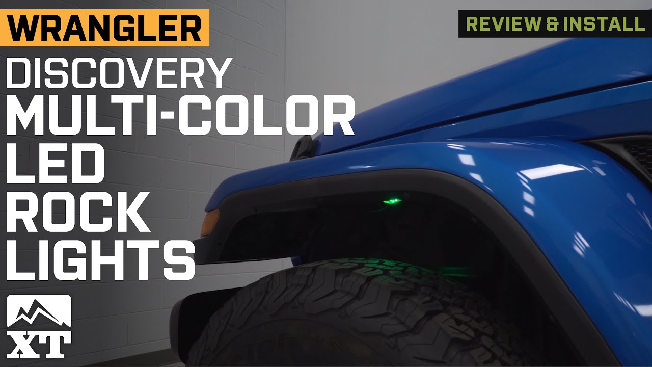 Jeep Wrangler Multi-Color RGB-W LED Rock Lights Review & Install