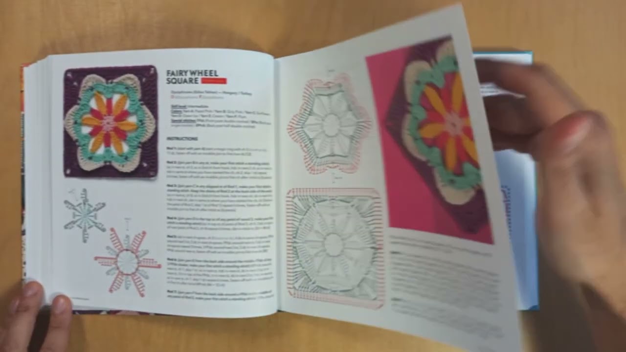 The Ultimate Granny Square Sourcebook - book flipthrough