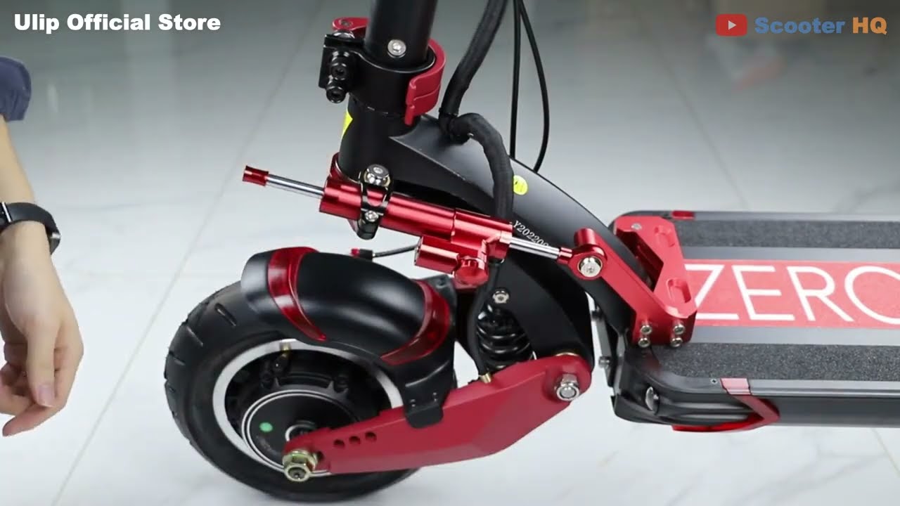 🛠️ Steering Damper Kit for Zero 10X electric scooter | How to install steering stabilizer damper kit