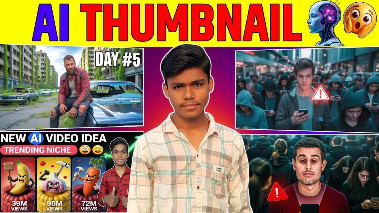Ai Thumbnail kaise banaen। How to make Ai thumbnail for YouTube video।AI थंबनेल कैसे बनाएं