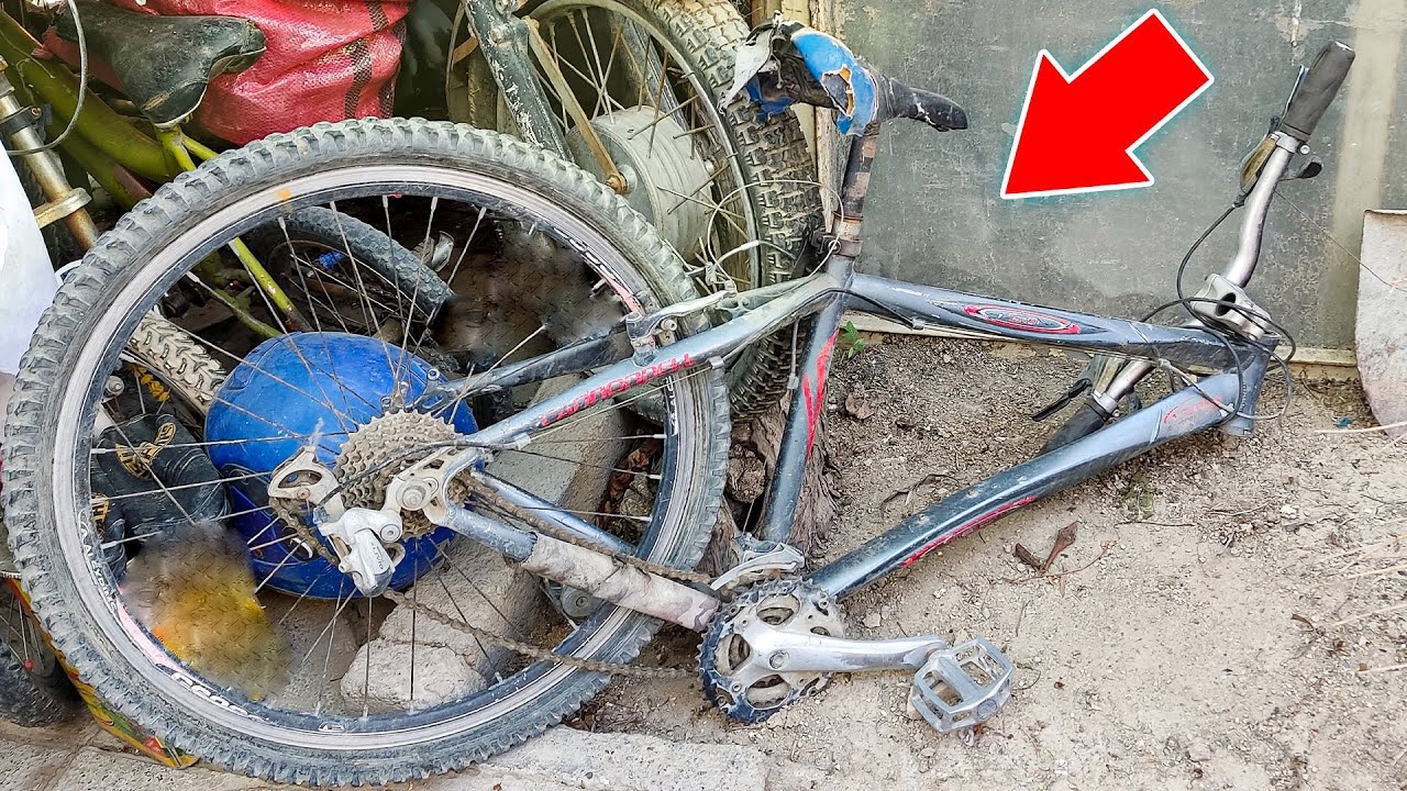 INCREDIBLE Bicycle RESTORATION | I Turned Cheapest Bike Ever Into A Crazy Mountain Bike