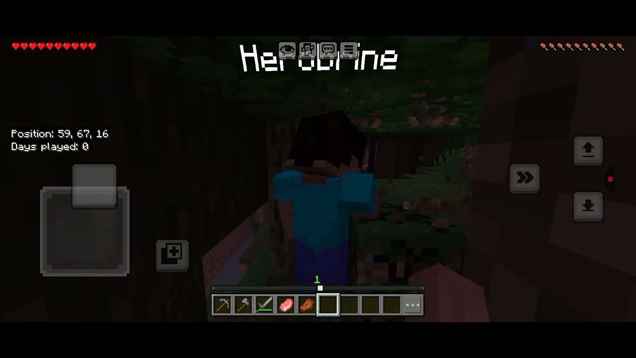 Hari ini main minecraft bareng dek abil di rumah on havi part 1