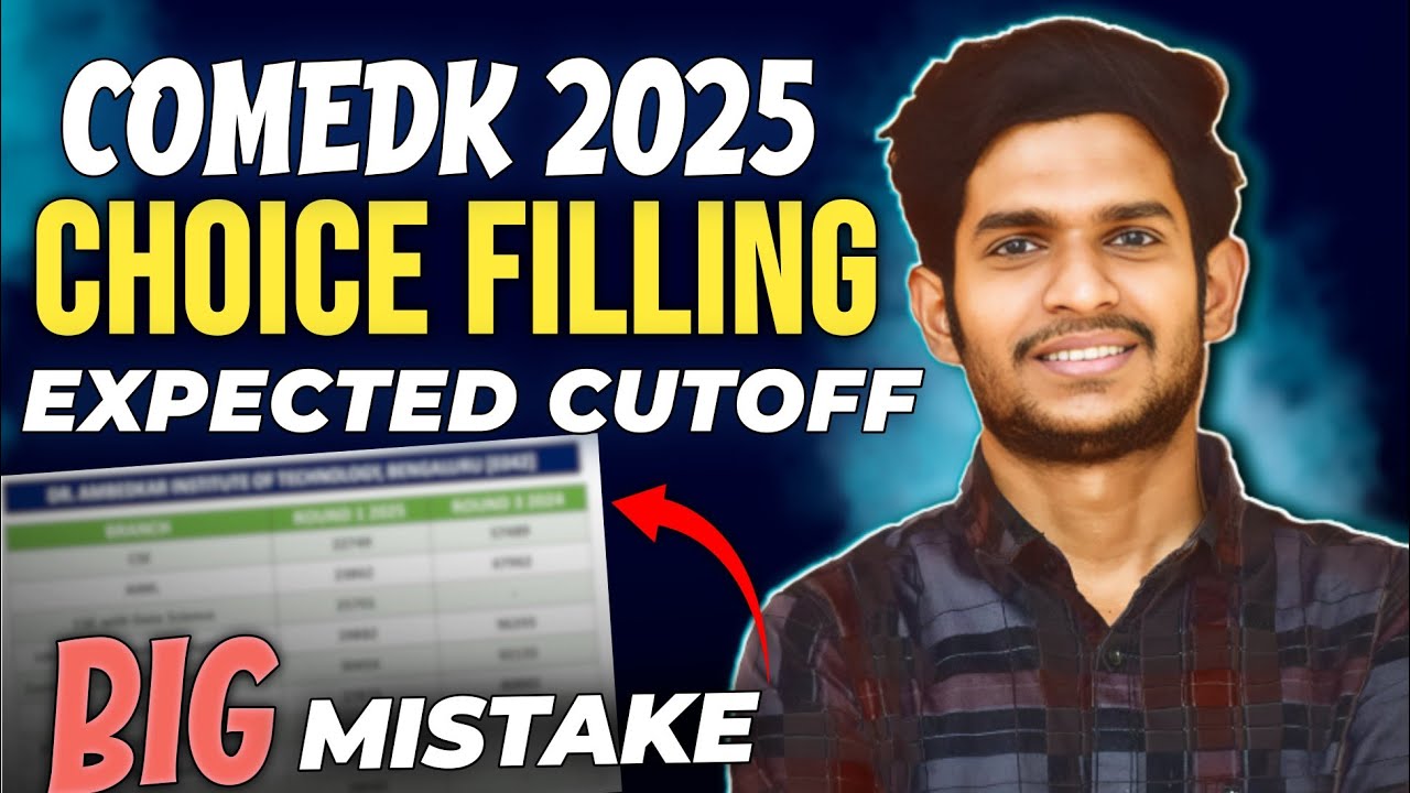 COMEDK Round 3 Choice Filling 2025 | Best Colleges & Expected Cutoff | COMEDK Counselling Guide