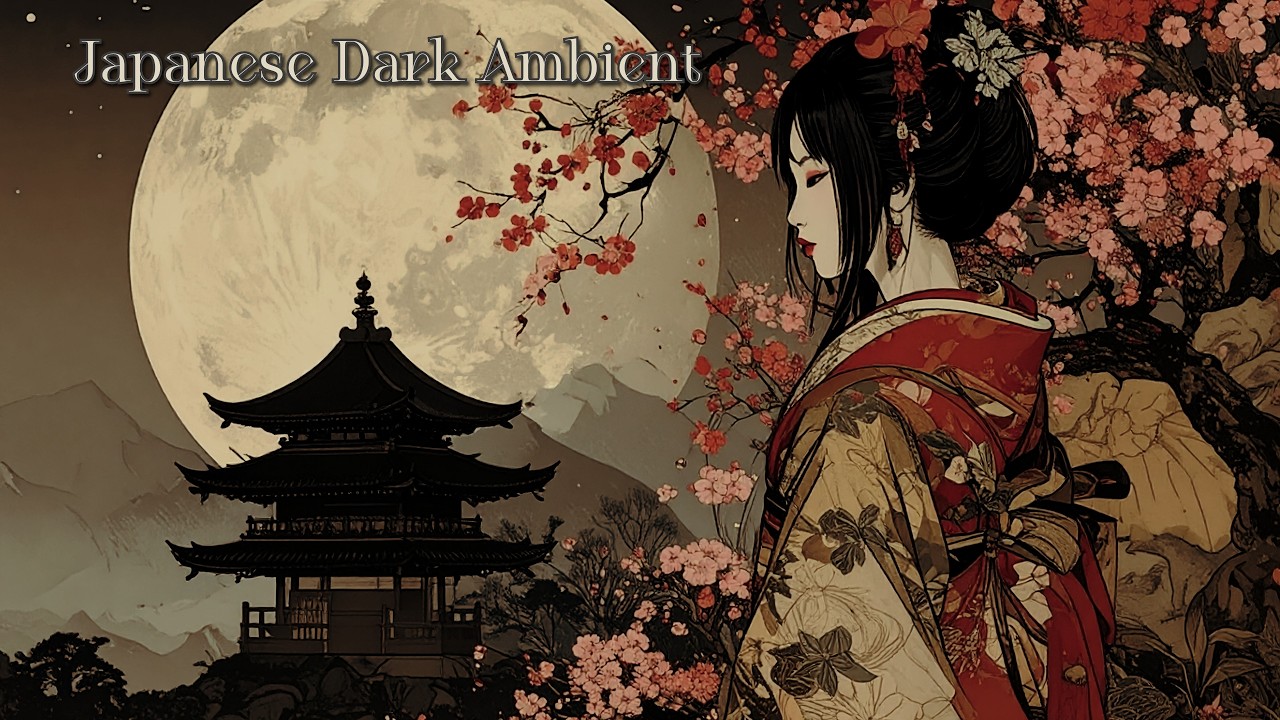 Dark Japanese Instrumental -Koto & Shakuhachi |山の神社の影