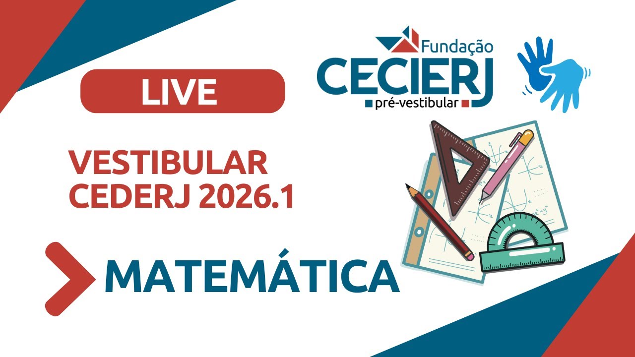 Live de Matem&aacute;tica CEDERJ - 03/12/2025