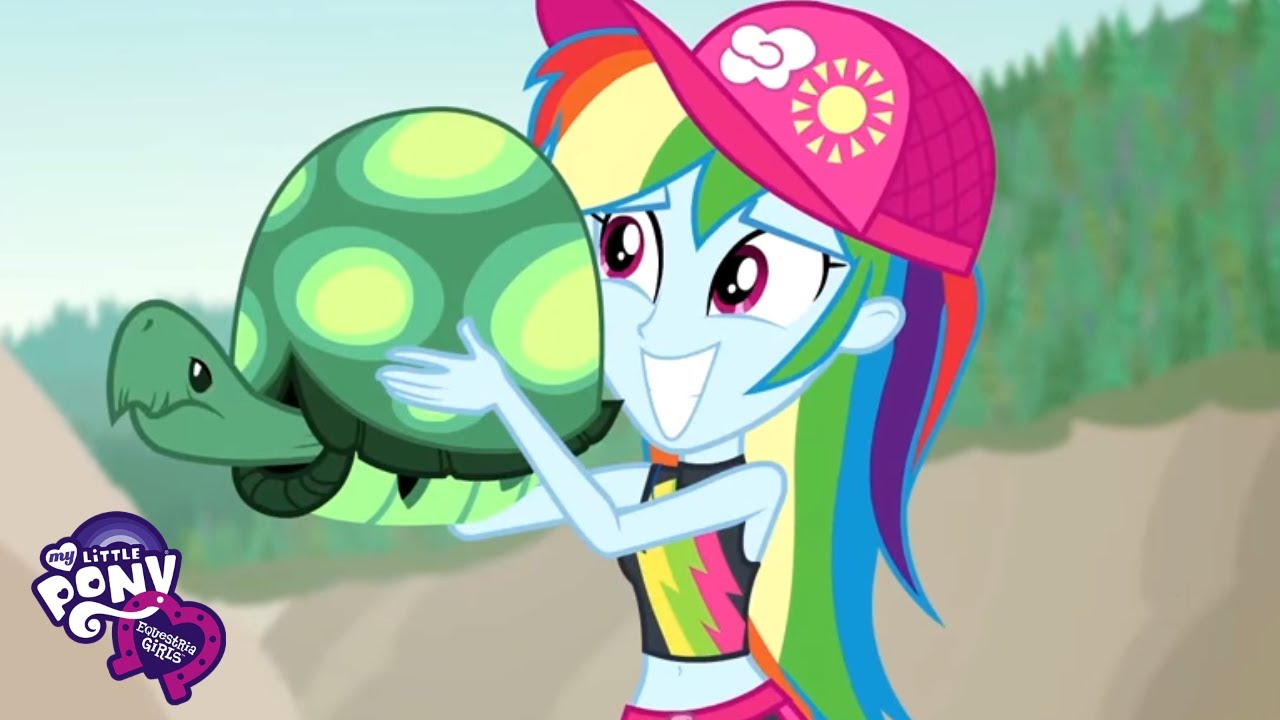 Equestria Girls | Baby Turtles | MLP EG Shorts