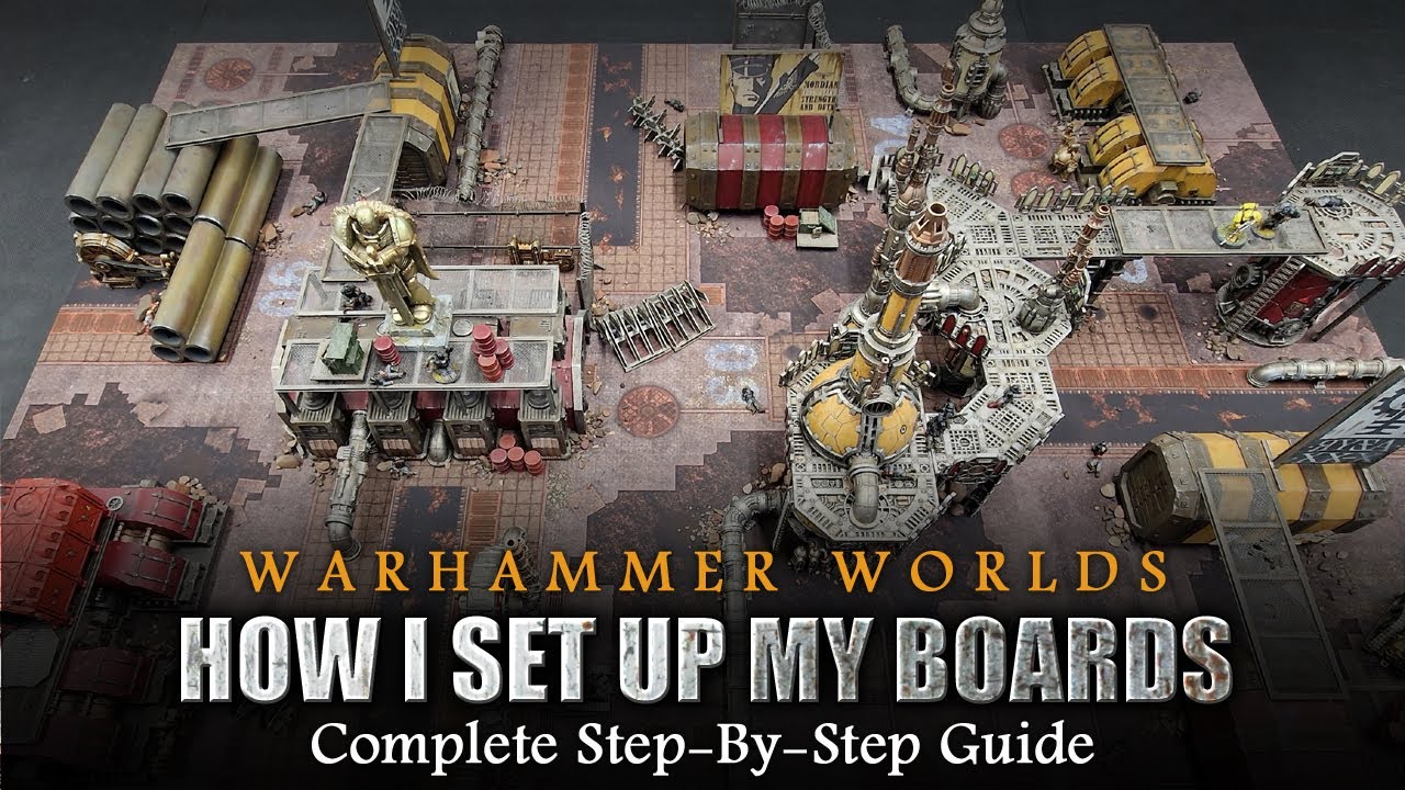 How I set Up Terrain Tables! Warhammer 40K Terrain Guide