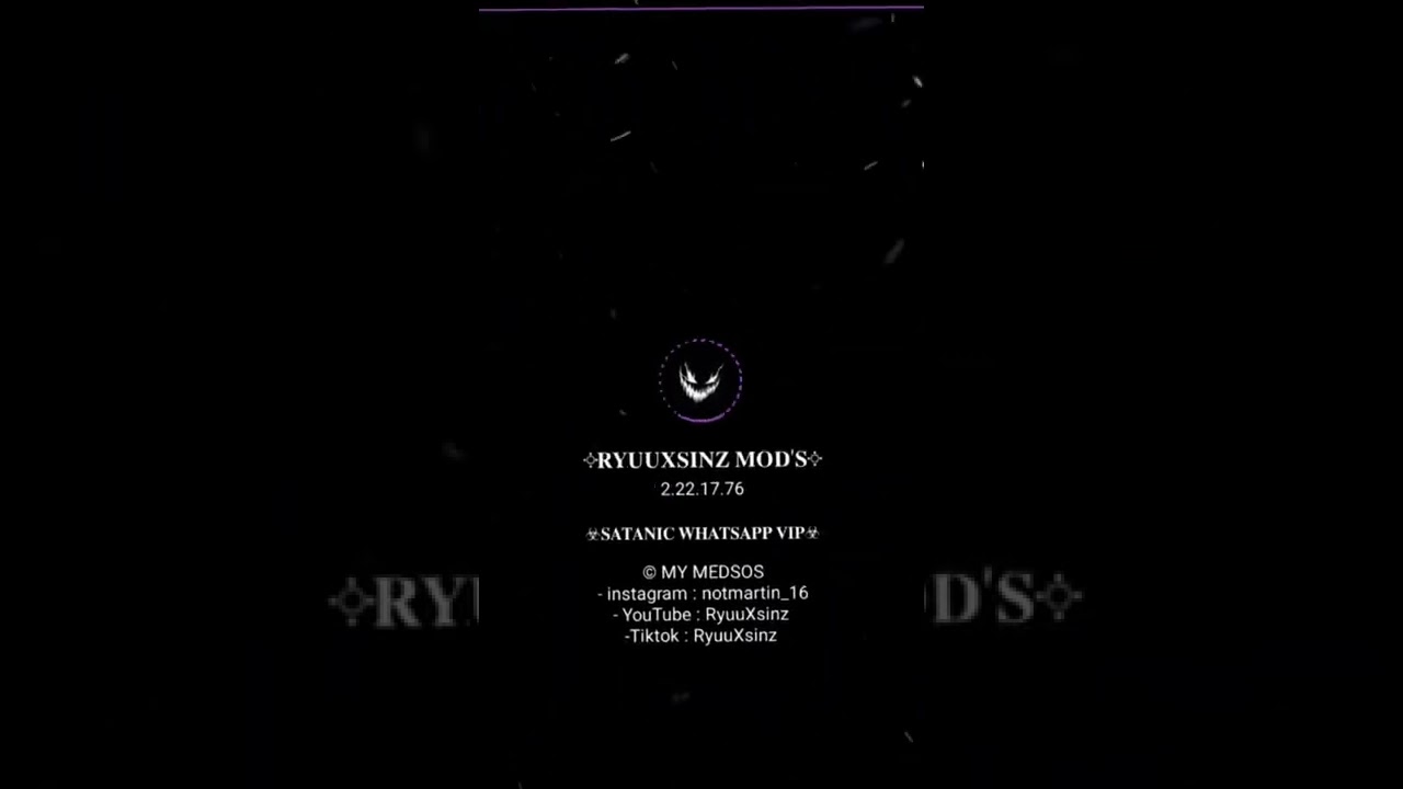 NEW UPDATE STYLE SATANIC WHATSAPP 😈🥵#slayer #whatsapp #hwwhatsapp #antivirus #app #apps_review #fyp
