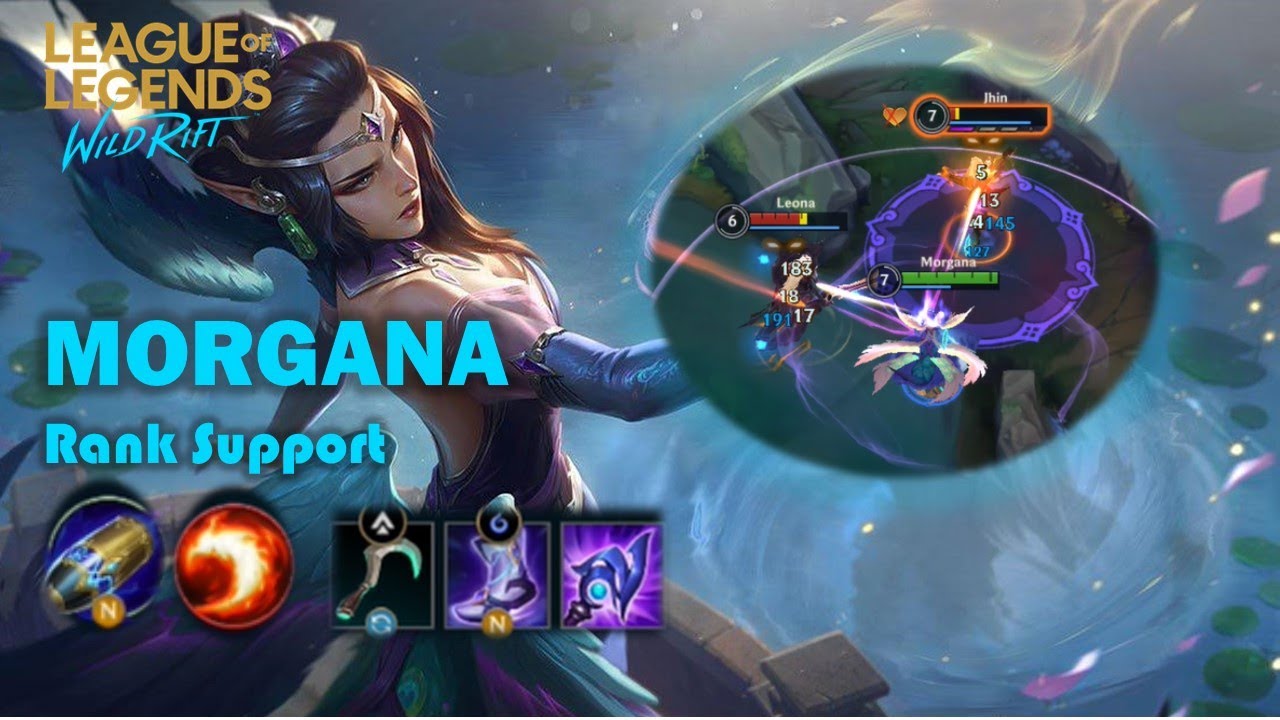 Morgana Rank Support | Wild Rift | SoloQ