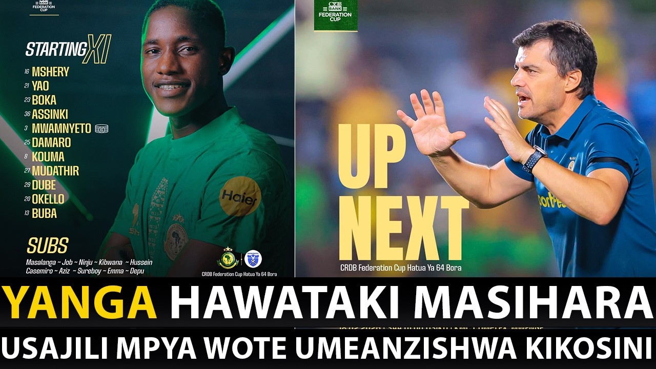 UCHAMBUZI: Yanga - Cosmo : KABLA YA MECHI.