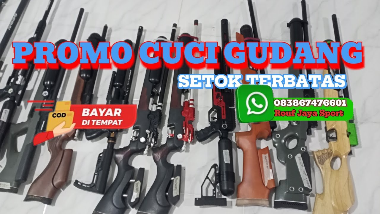 Update Cuci gudang Harga promo senapan angin Desember 2025