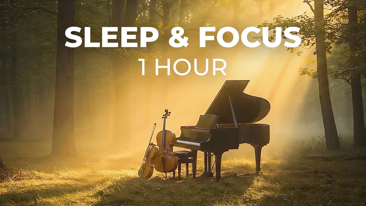 1 Hour Soft Piano, Cello & Violin • Peaceful Evening Sleep & Calm Music