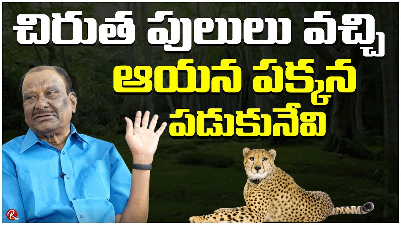 EX-DGP M.V. Bhaskar Rao Shares His Work Experience Of Adilabad Forest | U Can't Imagine |@RTV Telugu