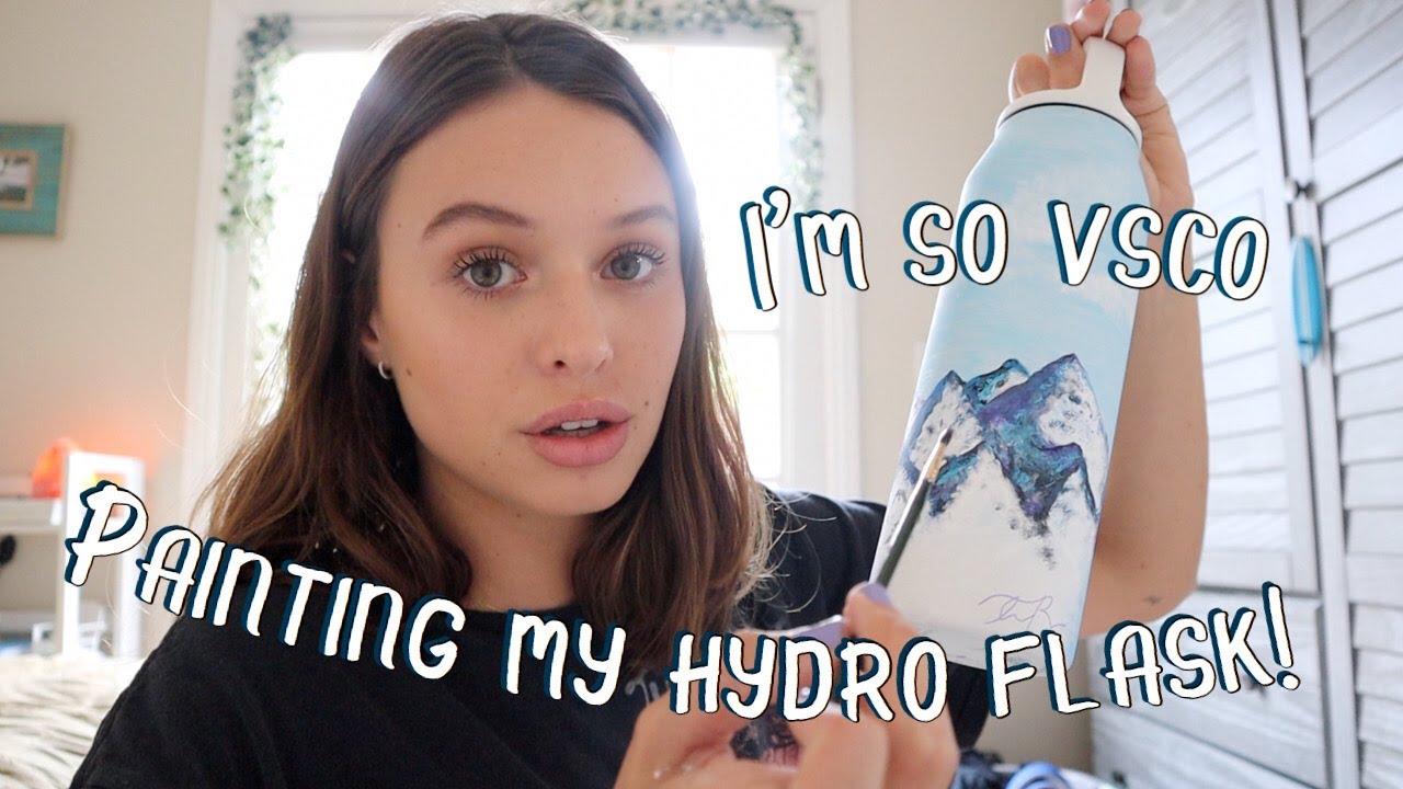 PAINTING MY HYDRO FLASK!
