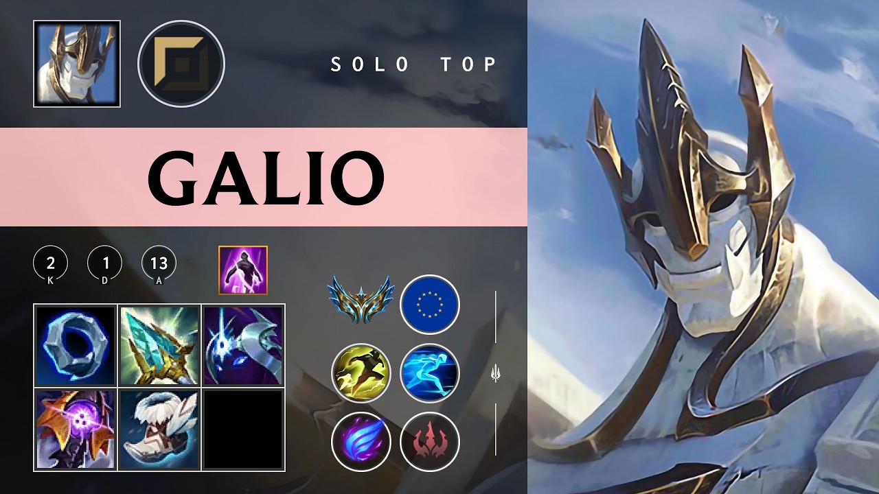 Galio Top vs Zilean - EUW Challenger Patch 26.04