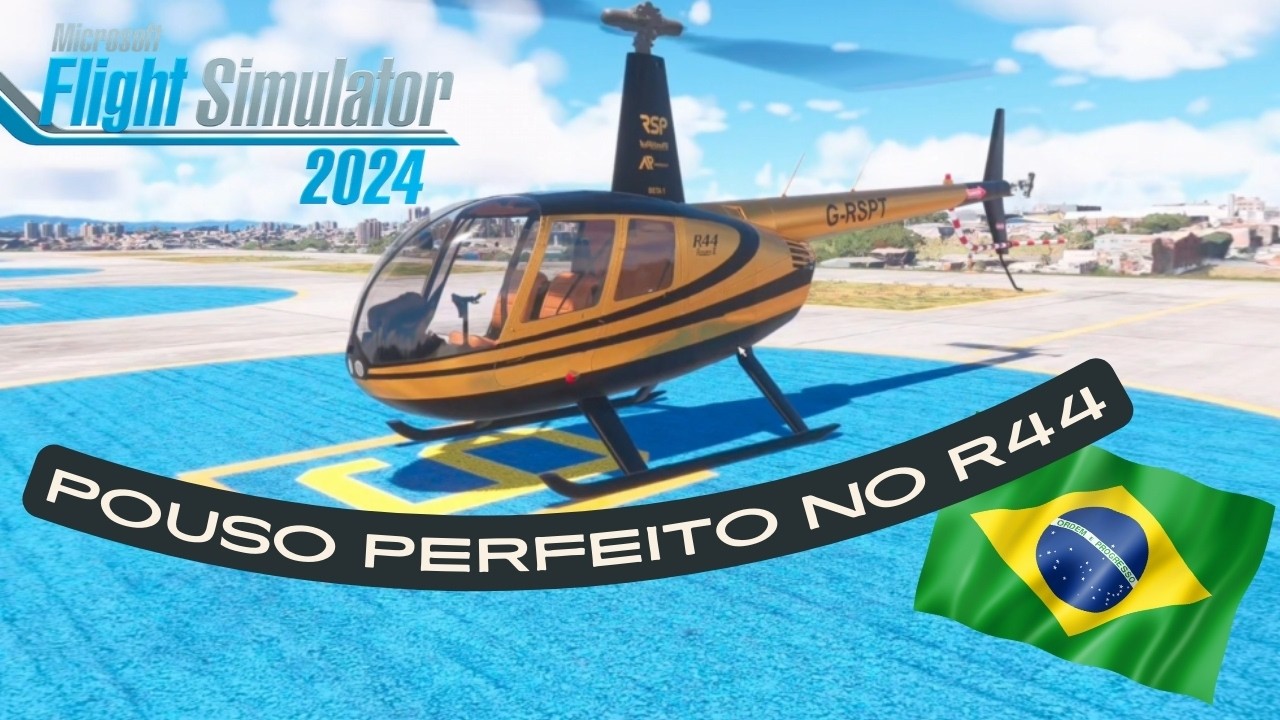Aprenda a pousar helicópteros (R44 Helipark)