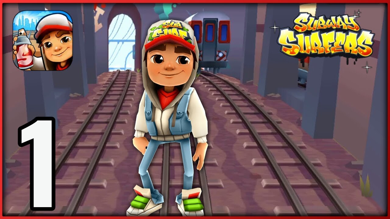 Subway Surfer‪s‬ - Gameplay Walkthrough Part 1 - JAKE (iOS, Android).